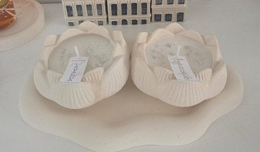 Vela decorativa Flor de Loto - Seiton Home