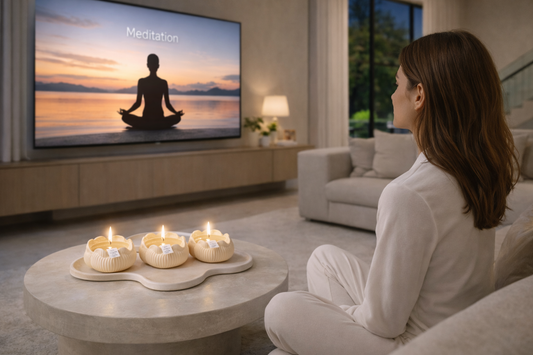 Vela decorativa Flor de Loto - Seiton Home