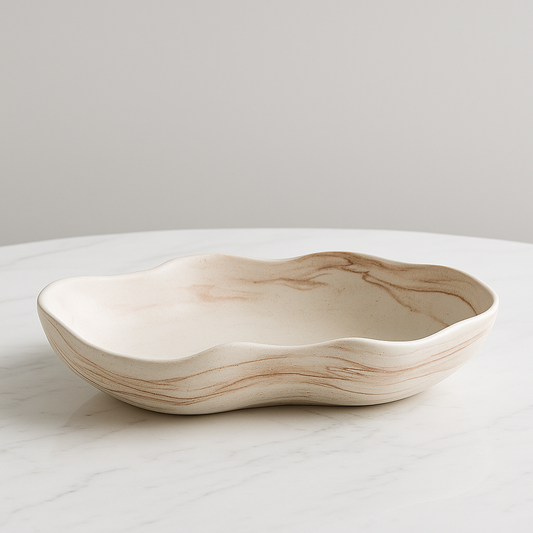 Plato Decorativo estilo Aura.