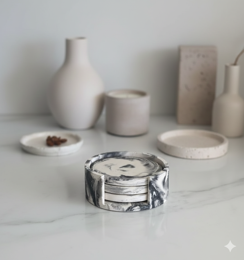 Portavasos Artesanal – Set x4 - Seiton Home