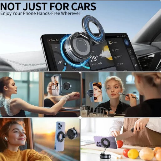 Soporte Magnético Para Teléfono Con Succión Al Vacío