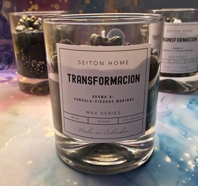 Vela decorativa - Ritual de Dualidad. - Seiton Home