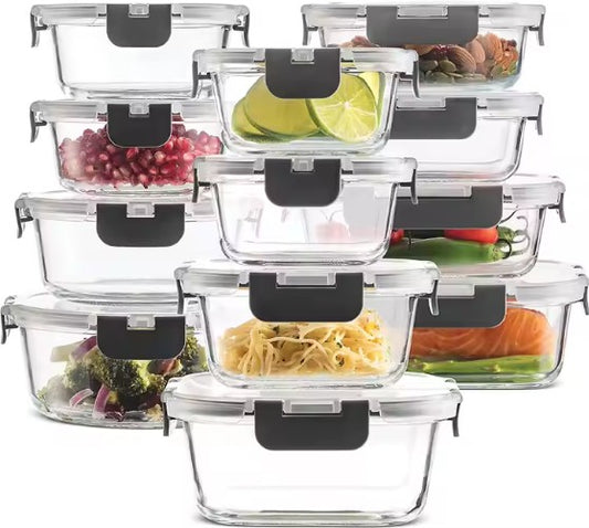 Superior Glass Food Storage Containers Set Safe Food Containers - Seiton Home