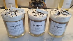 Vela decorativa COLD MOCHA CREAM - Aroma café con toques de Cacao. 3