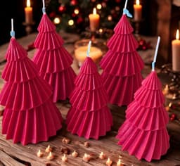 Christmas Tree Decorative Candle 3