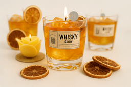 Vela decorativa Whiskey Glow 2
