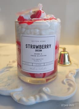 Vela Decorativa Strawberry Dream. 1