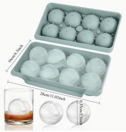 Molde esferas para hielo de 8 puestos 2
