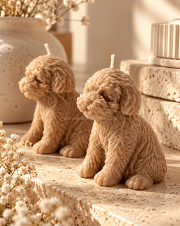 2 Velas decorativa Poodle Baby. 2