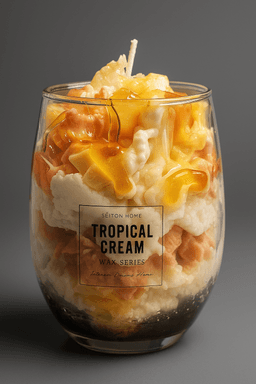 Vela decorativa y aromatica Tropical Cream. 2