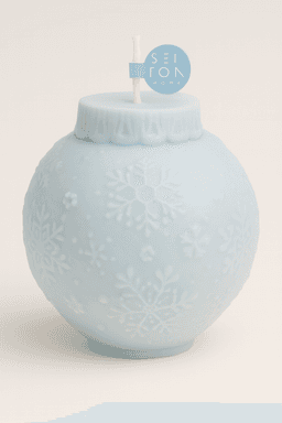 Vela decorativa de Esferas navideñas. 4