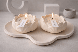 Vela decorativa Flor de Loto 6