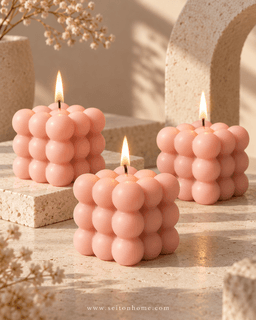 Vela Cubo de Burbujas — Paquete de 3 Velas. 4