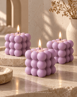 Vela Cubo de Burbujas — Paquete de 3 Velas. 2