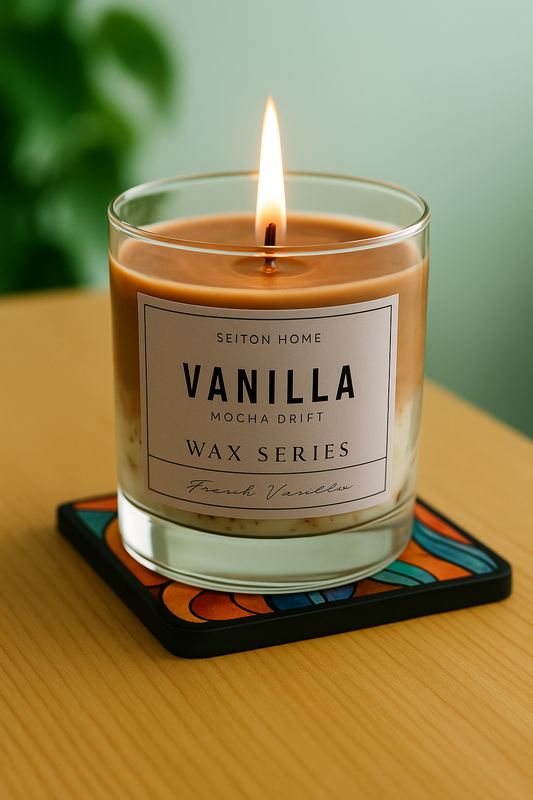 VELA VANILLA MOCCHA DRIFT - Aroma a Vanilla y Cacao - Seiton Home