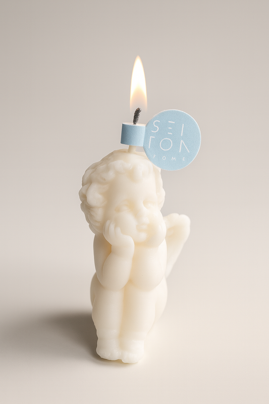 Vela de Angelito para eventos. set de 12 unds