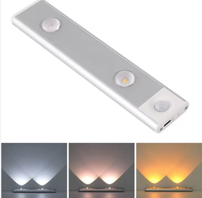 Barra de luz para gabinetes con sensor de movimiento.