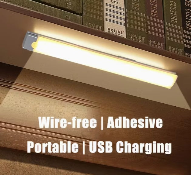Barra de luz para gabinetes con sensor de movimiento.
