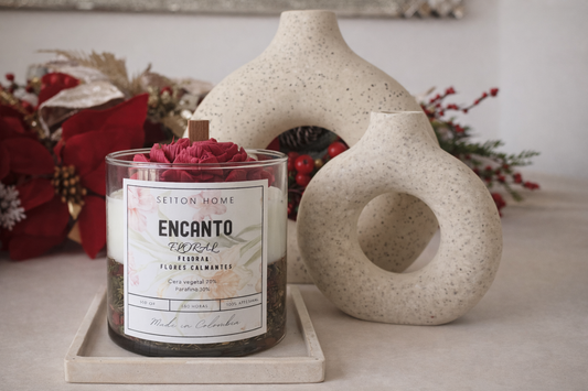 Vela Decorativa - Encanto Floral