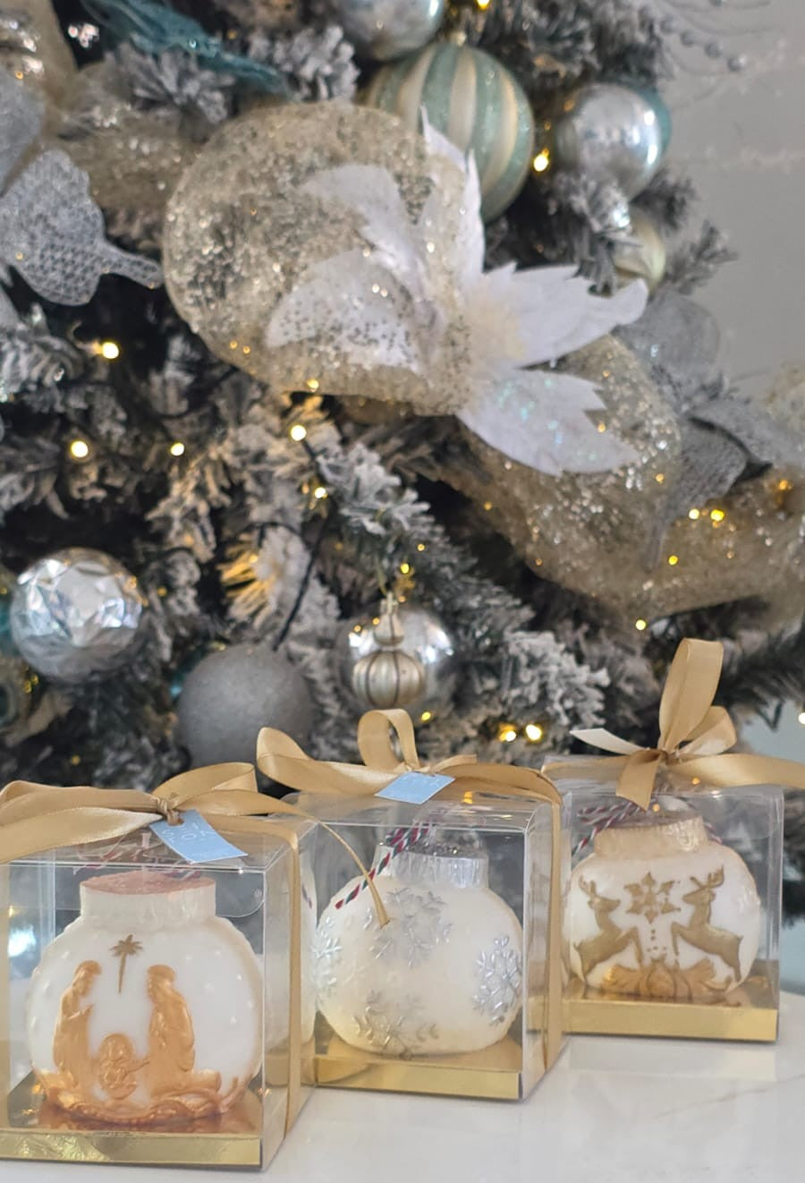 Vela decorativa Esfera navideña