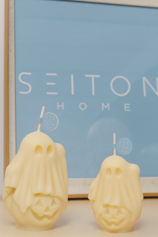 Vela decorativa de Halloween - Fantasmas.