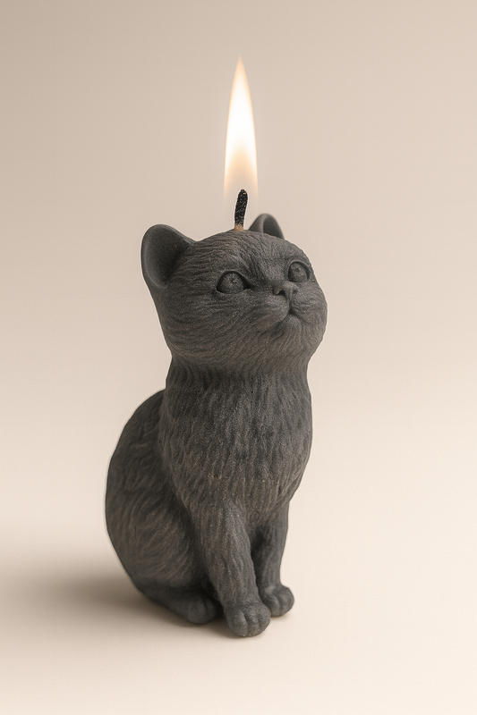 Vela Decorativa Gato de Medianoche!