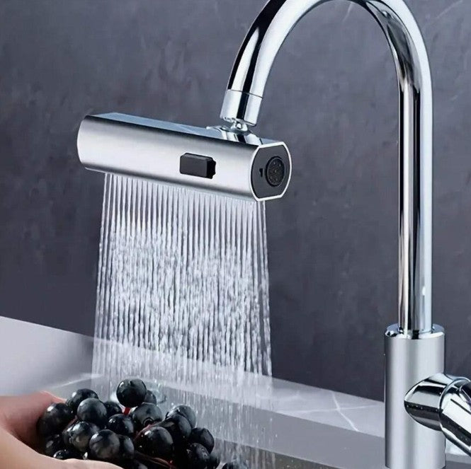 Ahorrador Aireador Agua De Grifo Universal Multifuncional Acabado Brillante Color Plateado - Seiton Home