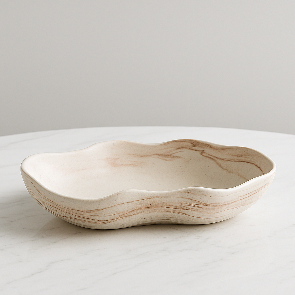 Plato Decorativo estilo Aura.