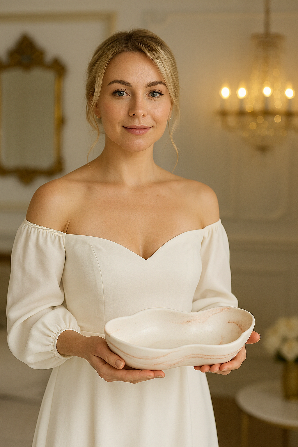 Plato Decorativo estilo Aura.