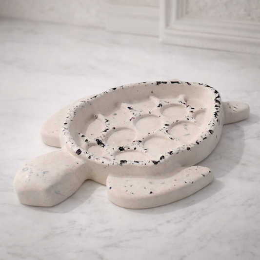 Bandeja Tortuga Terrazo – Jabonera Artesanal - Seiton Home