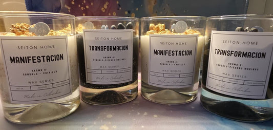 Vela decorativa - Ritual de Dualidad. - Seiton Home