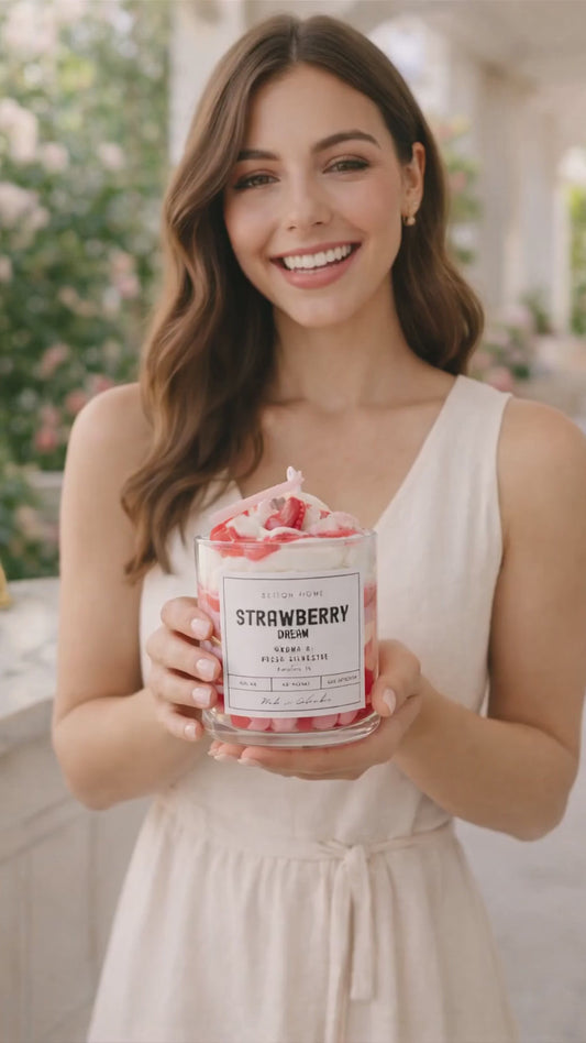 Vela Decorativa Strawberry Dream.